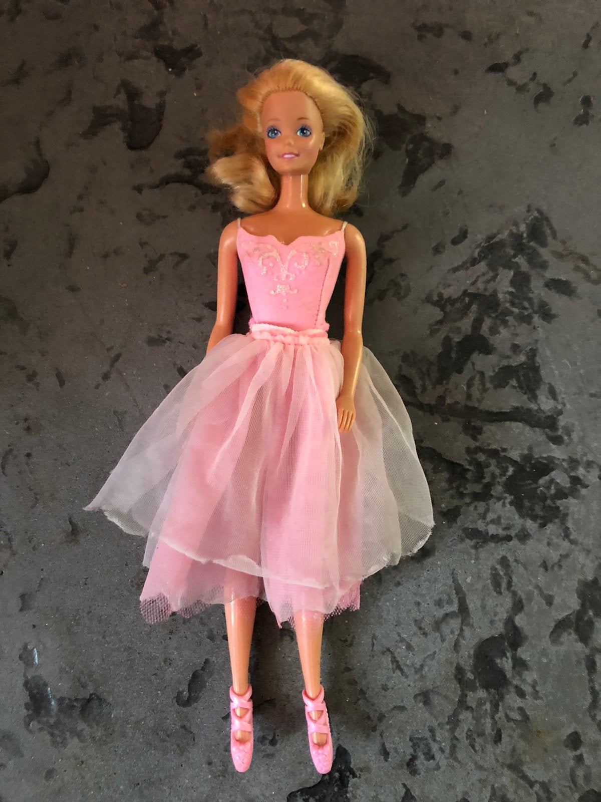 Vintage barbie ballerina mattel jaren 80, Ophalen, Zo goed als nieuw, Fashion Doll