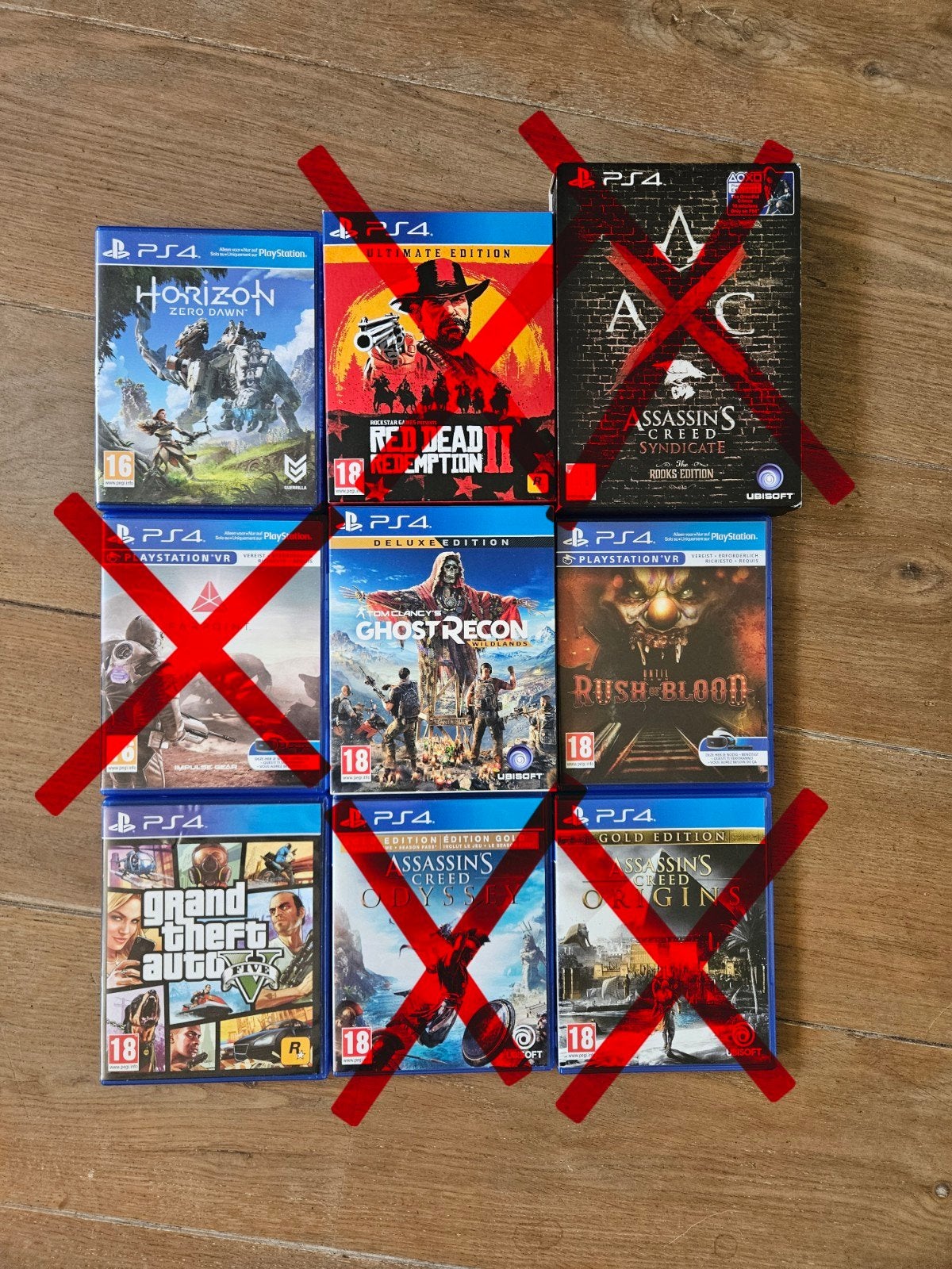 3 PlayStation 4 Spellen. O.a. GTA5, Spelcomputers en Games, Games | Sony PlayStation 4, Avontuur en Actie, Vanaf 18 jaar, 1 speler