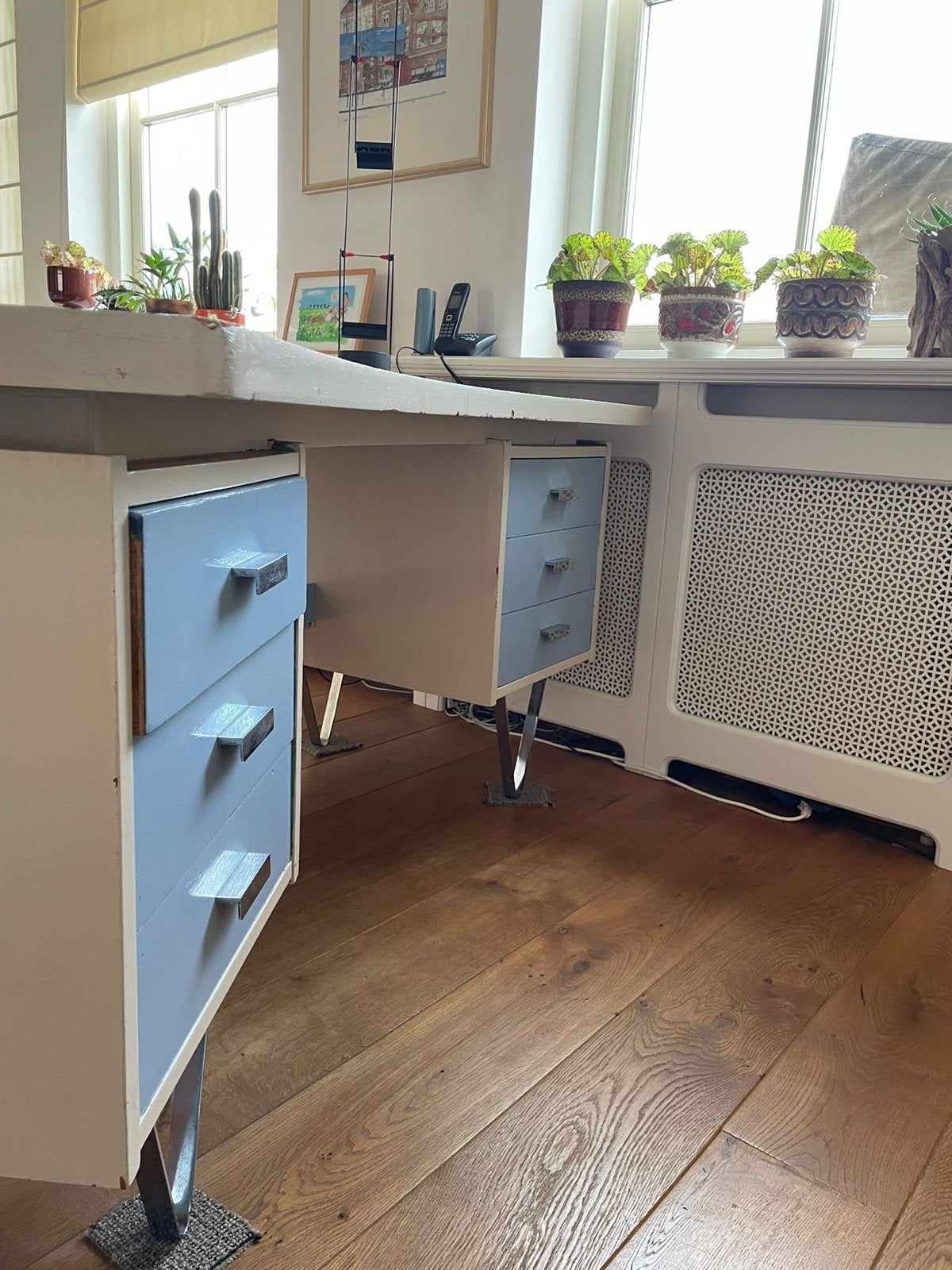 Vintage Boomerang bureau Pastoe Braaksma, Overige typen, Gebruikt, Vintage, Ophalen of Verzenden