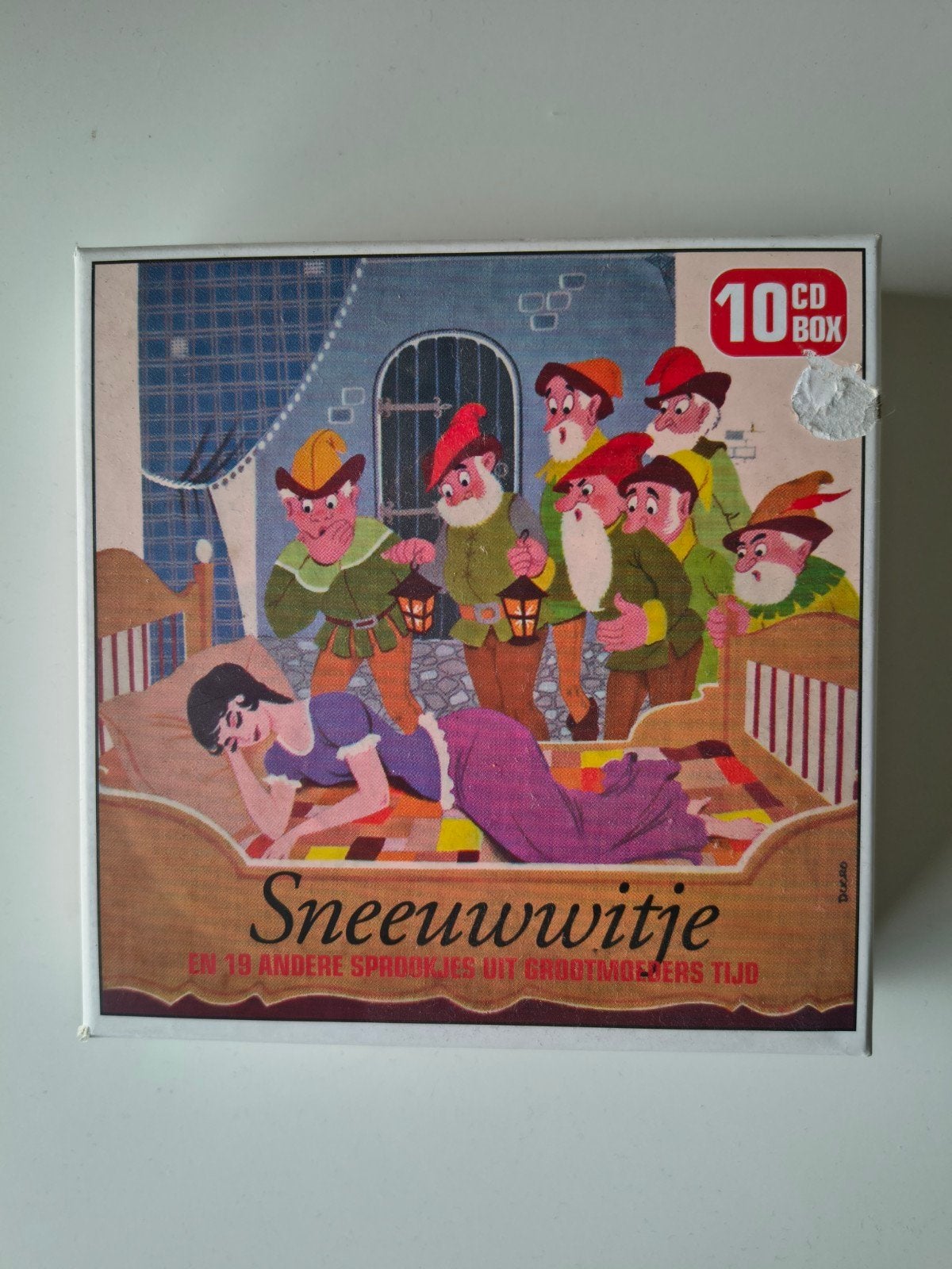 Sprookjes CD's - 10 CD Box 'Sneeuwwitje' en meer, Boxset, 3 tot 5 jaar, Ophalen of Verzenden, Zo goed als nieuw
