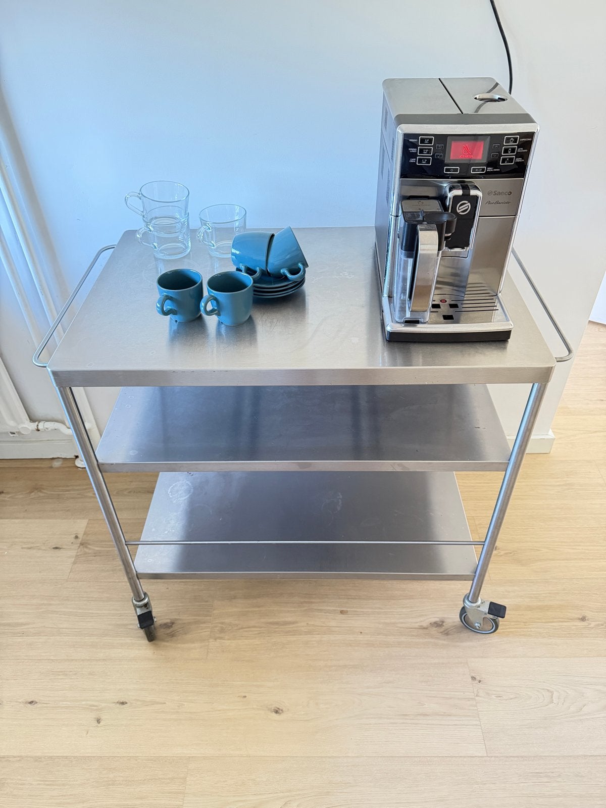 Saeco Picobaristo Espresso Machine met Melkkan, Ophalen, Afneembaar waterreservoir, Gebruikt, Espresso apparaat