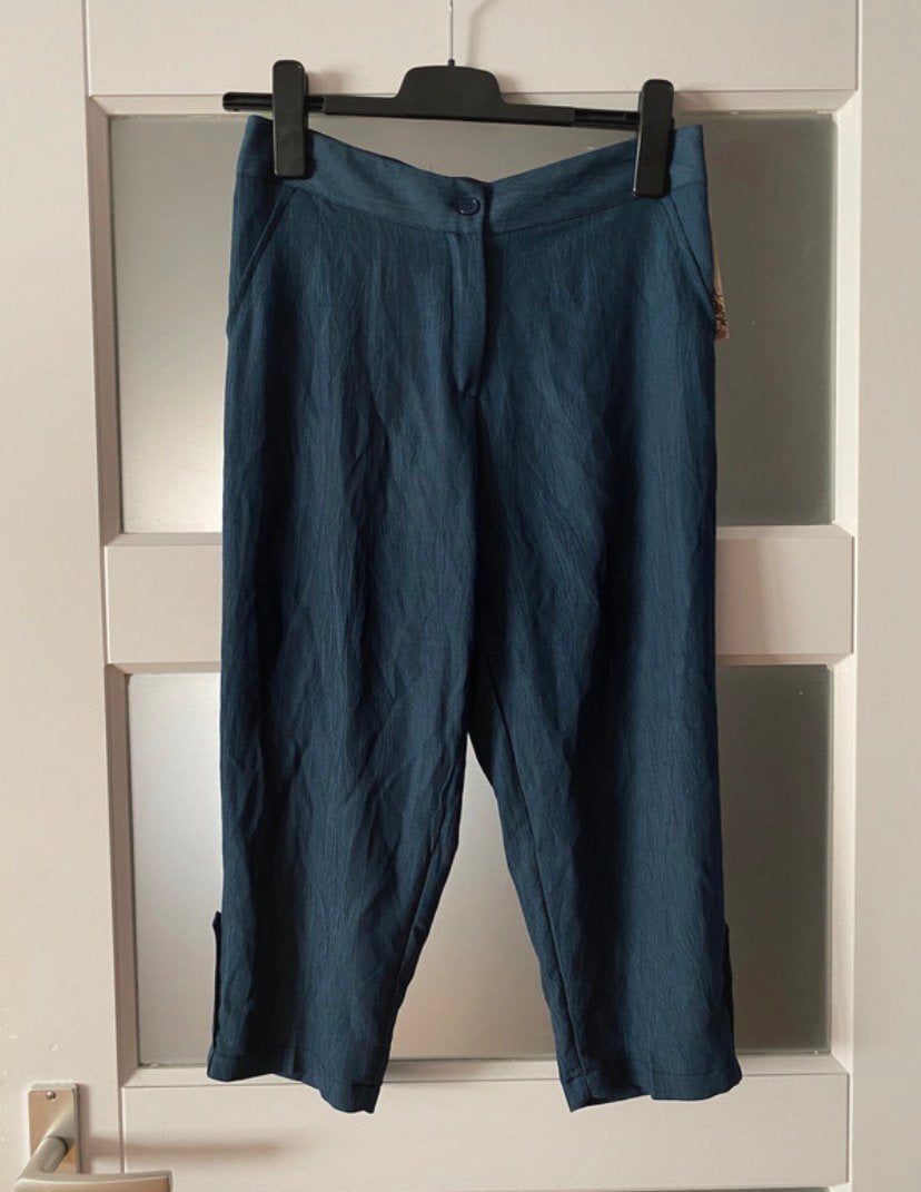 Nieuwe Fernando Tapia capri broek - maat M/ L, Kleding | Dames, Maat 38/40 (M), Blauw, Nieuw, Ophalen of Verzenden