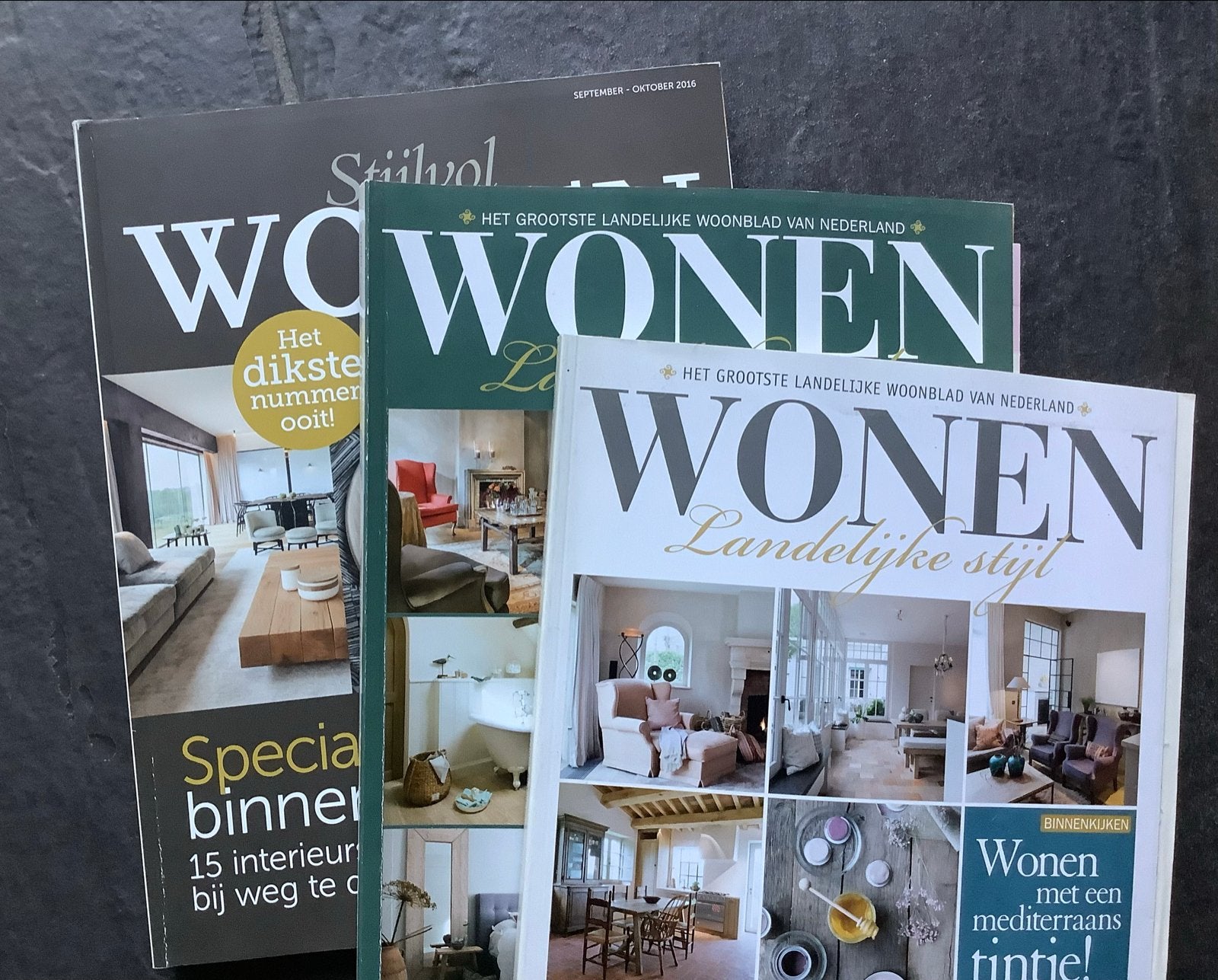 Stijlvol Wonen & Landelijk Wonen magazines, Boeken, Ophalen, Zo goed als nieuw, Overige typen