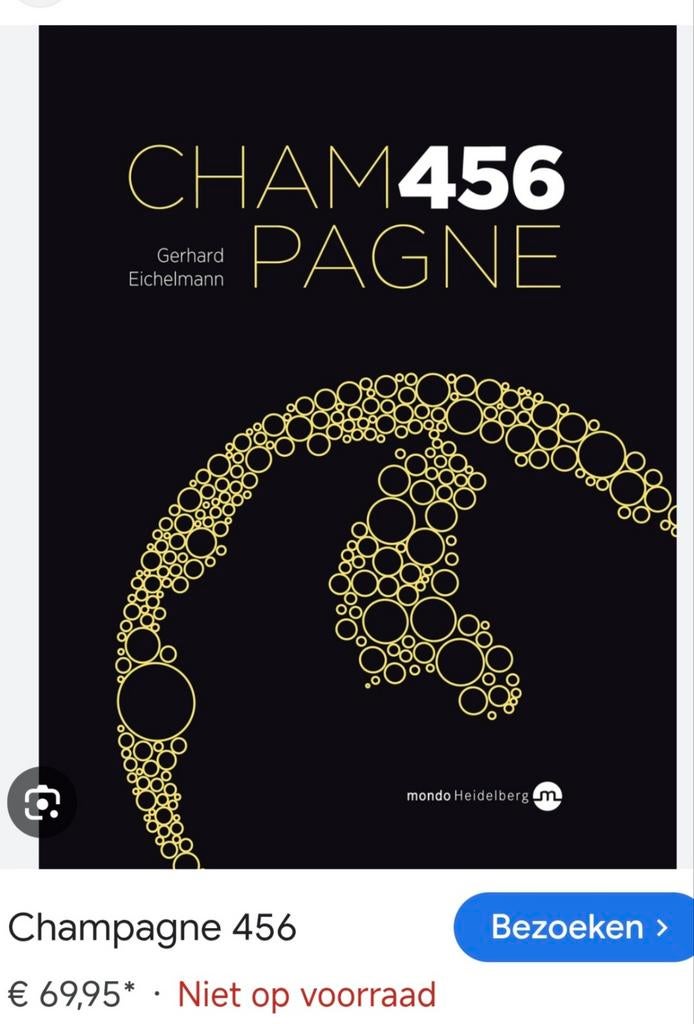 Champagne 456, Ophalen of Verzenden, Nieuw