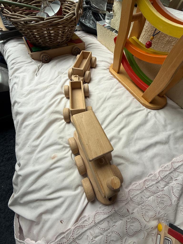 Houten trein., Kinderen en Baby's, Speelgoed | Houten speelgoed, Ophalen of Verzenden, Zo goed als nieuw