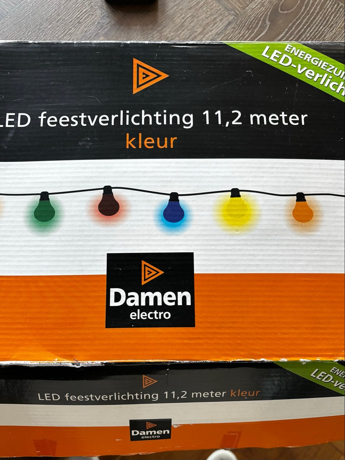 Damen Electro LED feestverlichting 11,2 meter kleur, Tuin en Terras, Buitenverlichting, Ophalen, Kunststof, Minder dan 50 watt