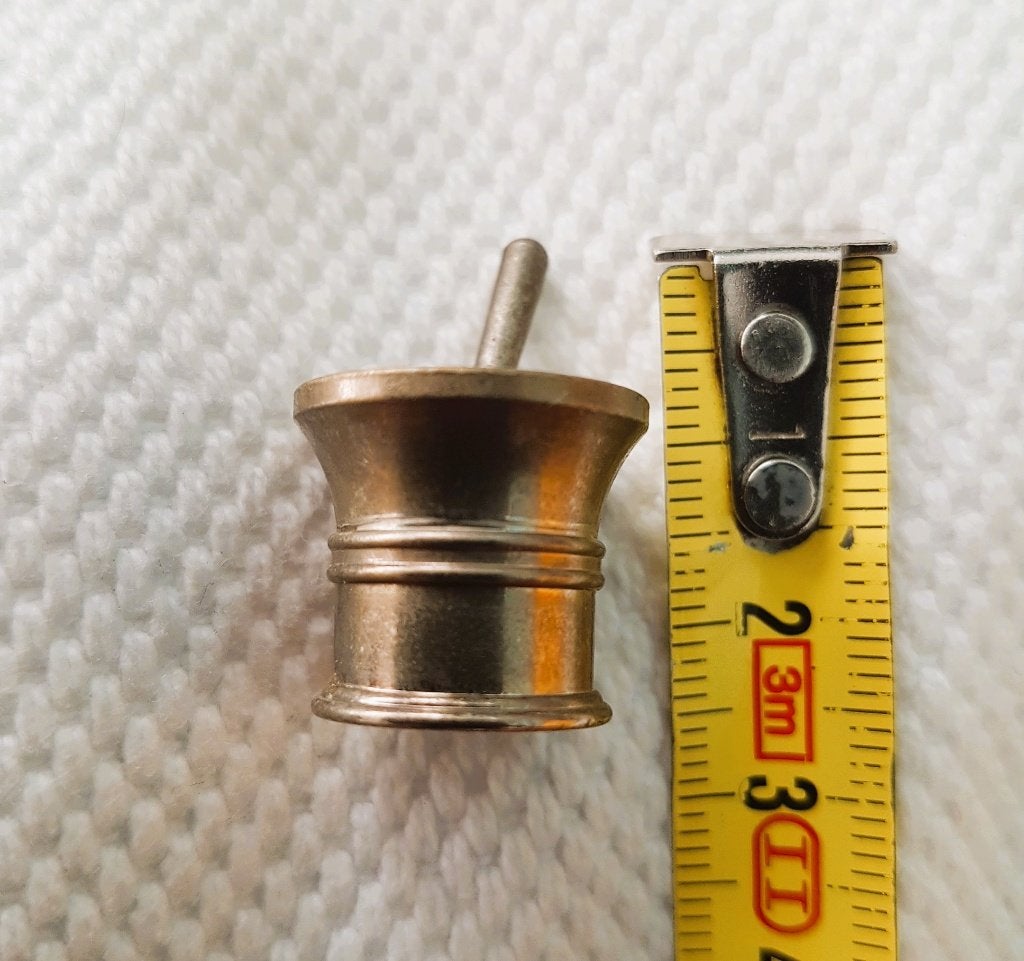 Miniatuur vijzel, Ophalen of Verzenden, Zo goed als nieuw