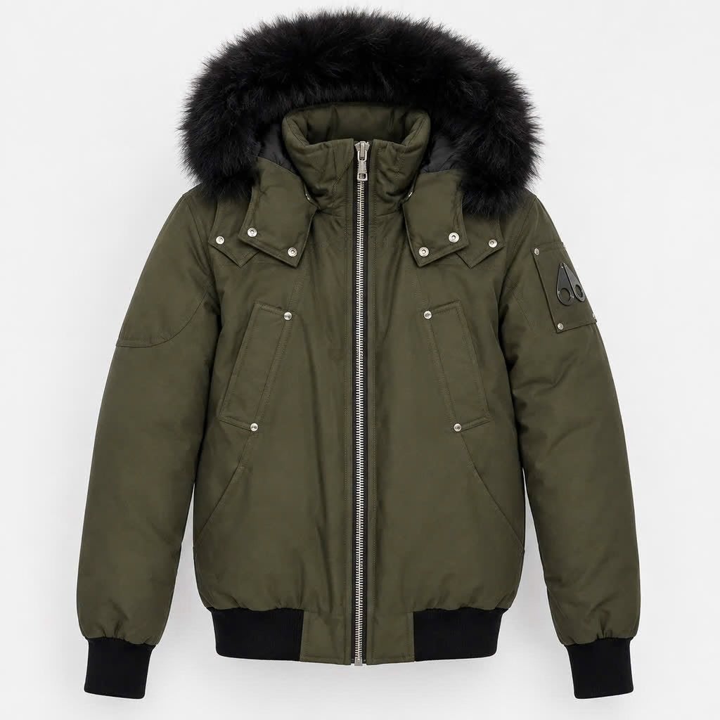 Moose Knuckles Bomber Jacket - Groen - Maat L/XL, Kleding | Heren, Ophalen of Verzenden, Nieuw, Maat 52/54 (L), Groen