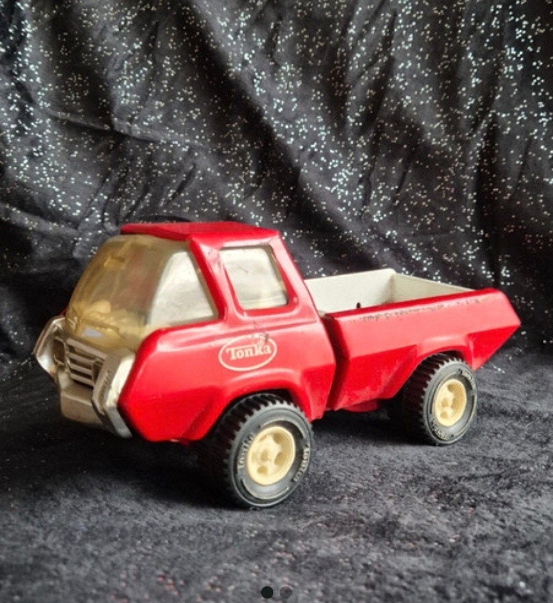 Vintage Tonka Rode Pick-up Truck Speelgoedauto, Ophalen of Verzenden, Gebruikt