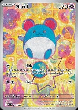 MARILL 232/217 - ASCENDED HEROES, Ophalen of Verzenden, Nieuw, Losse kaart, Foil