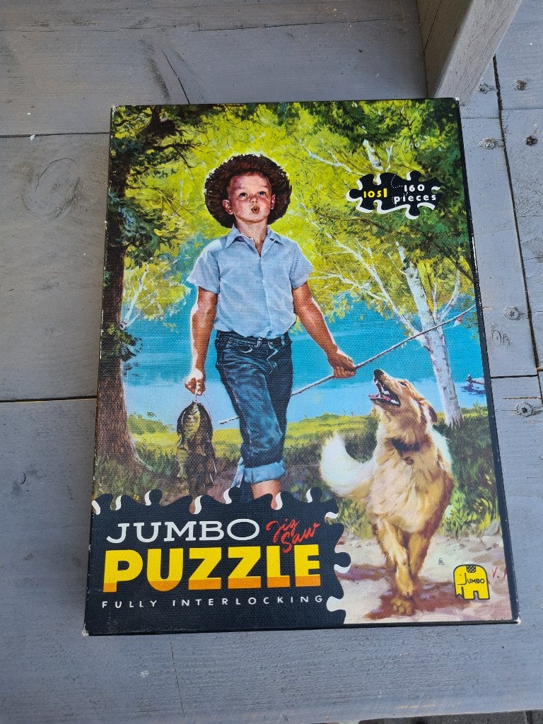 Puzzel (van vroeger!), Ophalen of Verzenden, Minder dan 500 stukjes, Gebruikt, Legpuzzel