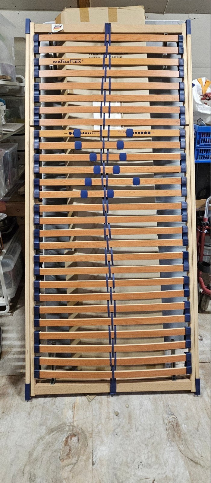 verstelbare lattenbodem, Ophalen, Gebruikt, 90 cm, Eenpersoons