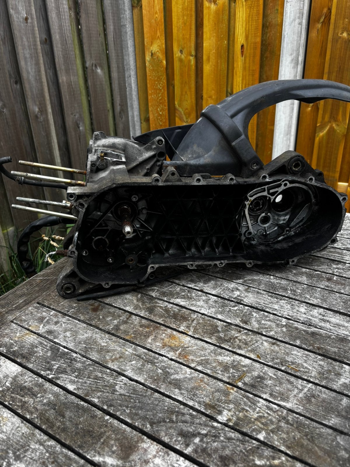 Piaggio hexagon 150cc carter, Ophalen of Verzenden, Zo goed als nieuw, Blok