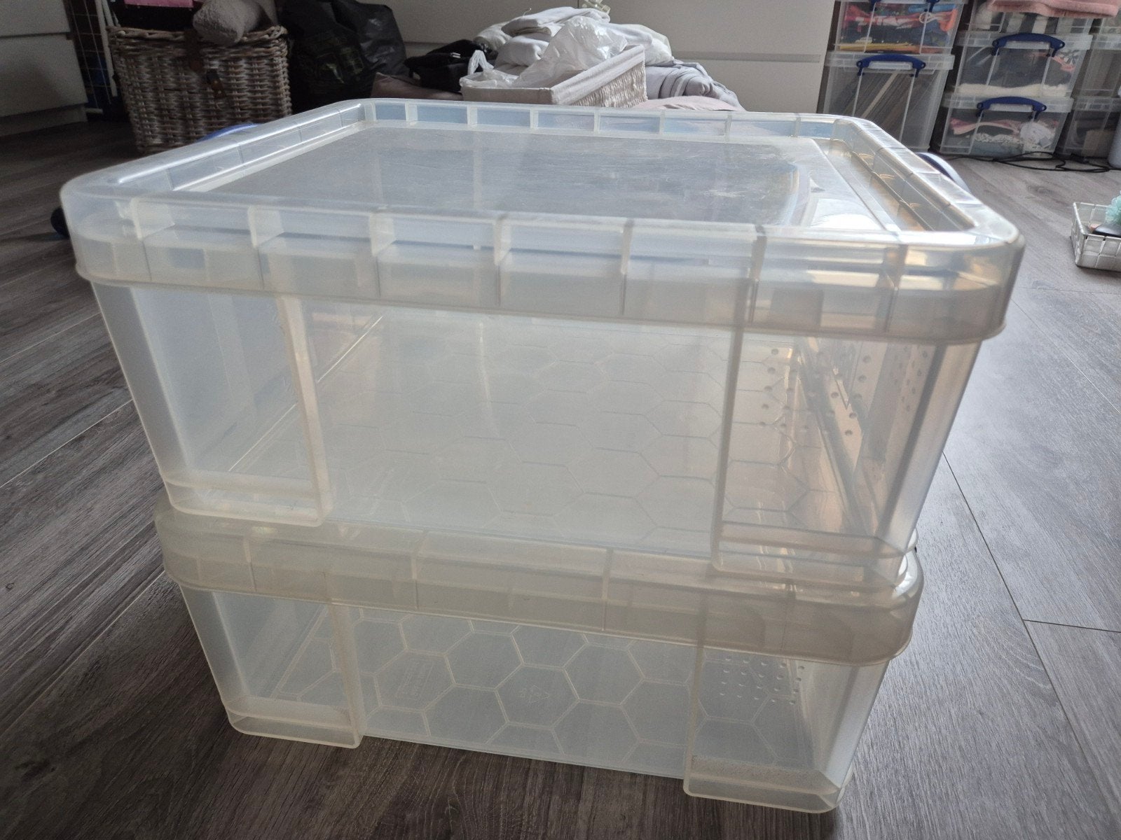 Really Useful Box 18L - Transparante Opbergdoos, Gebruikt, Minder dan 50 cm, Ophalen of Verzenden, Minder dan 40 cm