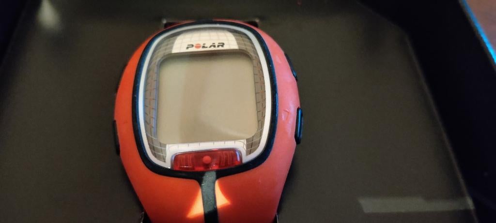 Polar RS300X Sporthorloge, Ophalen of Verzenden, Gebruikt, Oranje, Polar