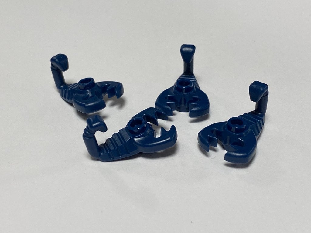 Partij Lego 4x nieuwe schorpioen / scorpion diverse kleuren, Overige thema's, Lego, Overige typen, Nieuw