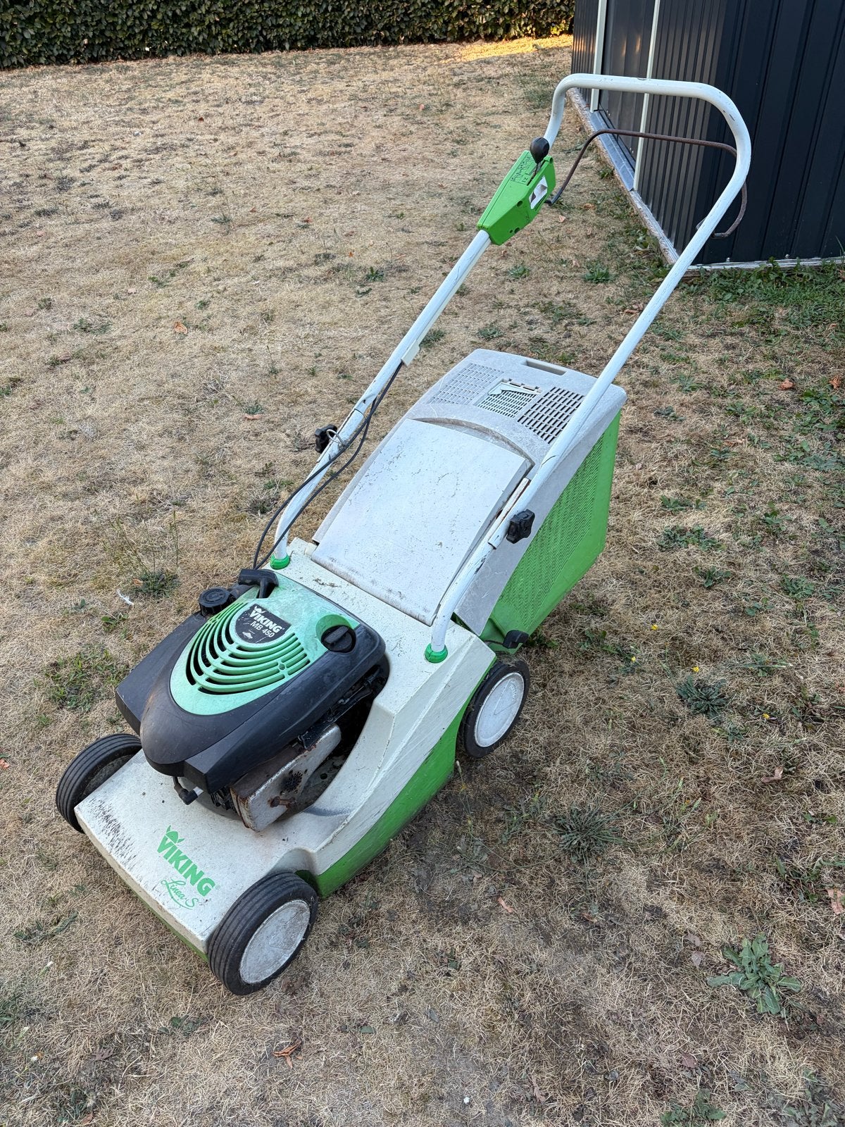 Viking MB 450 Benzine Grasmaaier - Gebruikt, Ophalen, Cirkelmaaier, Gebruikt, Benzine-grasmaaier