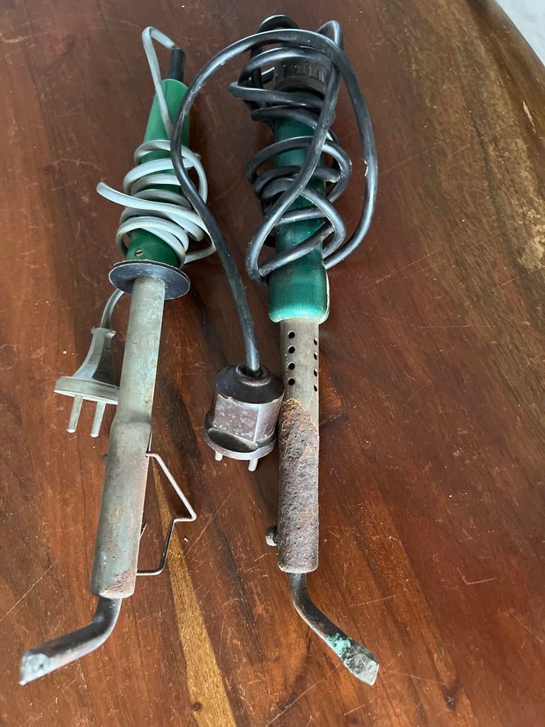 Oude soldeerbouten - set van 2, Ophalen, Gebruikt, Minder dan 150 ampère, Overige typen