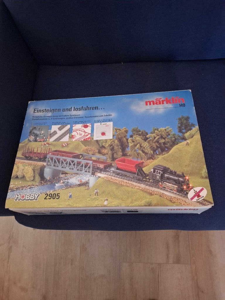 Marklin treinset nr 2905 en railsset nr5190, Ophalen, Wisselstroom, Märklin, Gebruikt