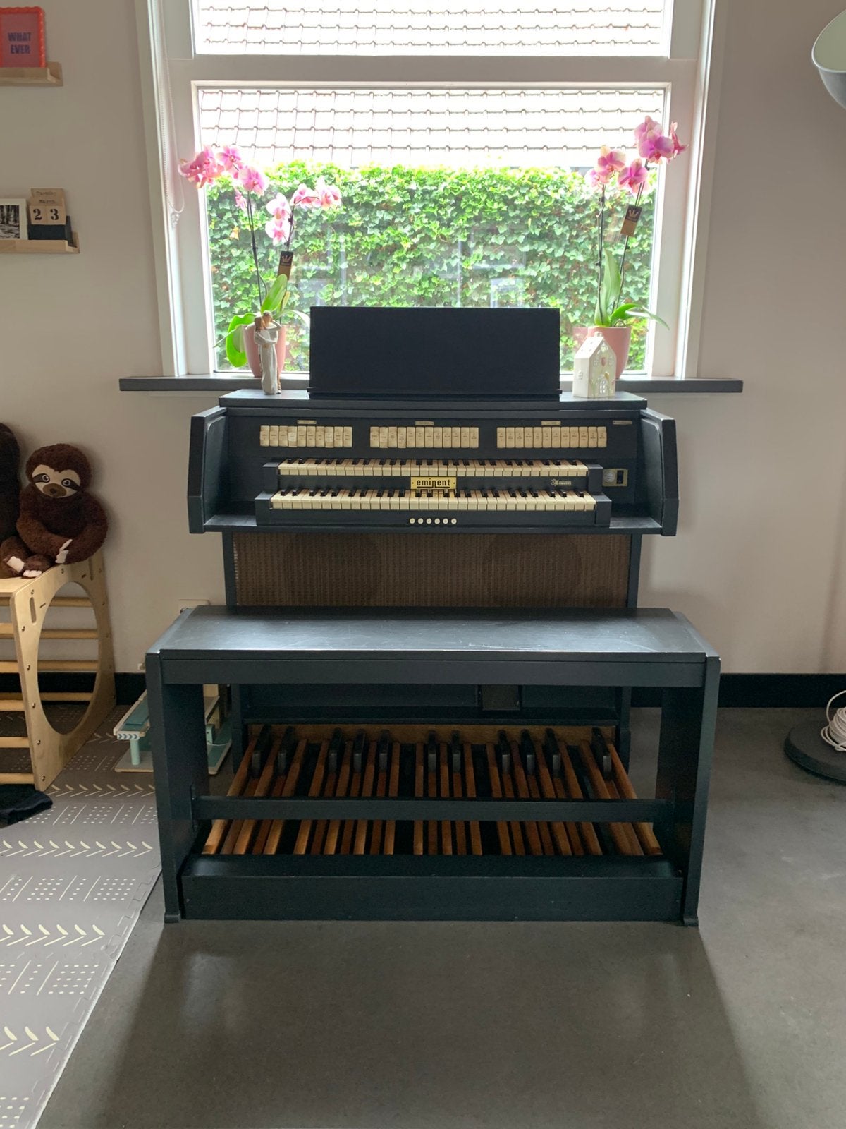 Eminent elektrisch orgel | 2 klavieren | antraciet, Ophalen, Gebruikt, 2 klavieren, Orgel