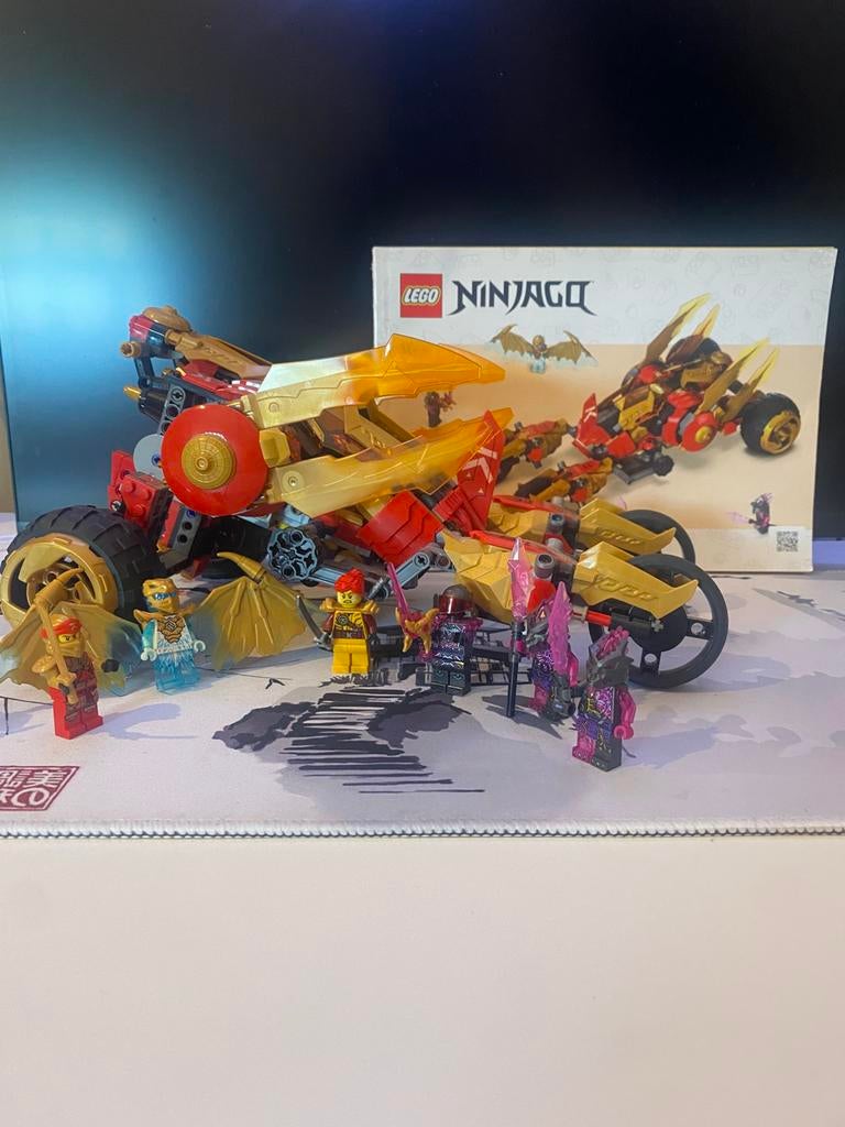 Lego Ninjago set 71773 Kai's Gouden Drakenvoertuig, Compleet, Lego, Ophalen of Verzenden, Zo goed als nieuw