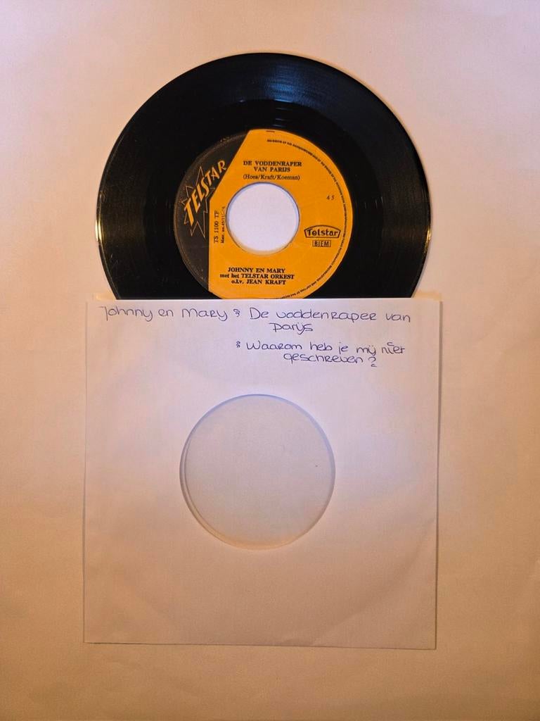 Johnny &  Mary - De voddenraper van Parijs, Gebruikt, 7 inch, Single, Ophalen of Verzenden