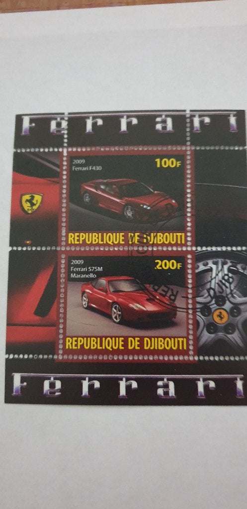 5521 djibouti ferrari f430 - 575m maranello, Verzenden, Overige landen