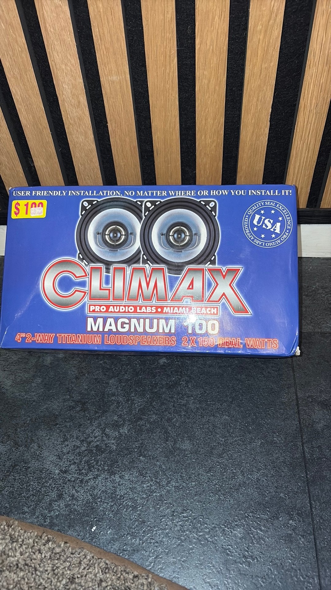 Splinternieuw Climax Magnum 100 autospeakers, Auto diversen, Ophalen of Verzenden, Nieuw