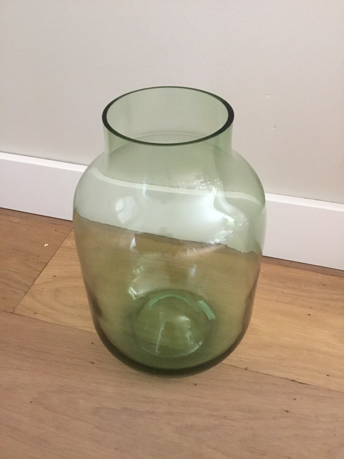 House Doctor gerecyclede groene vaas, 25,4 cm NIEUW, Antiek en Kunst, Ophalen of Verzenden