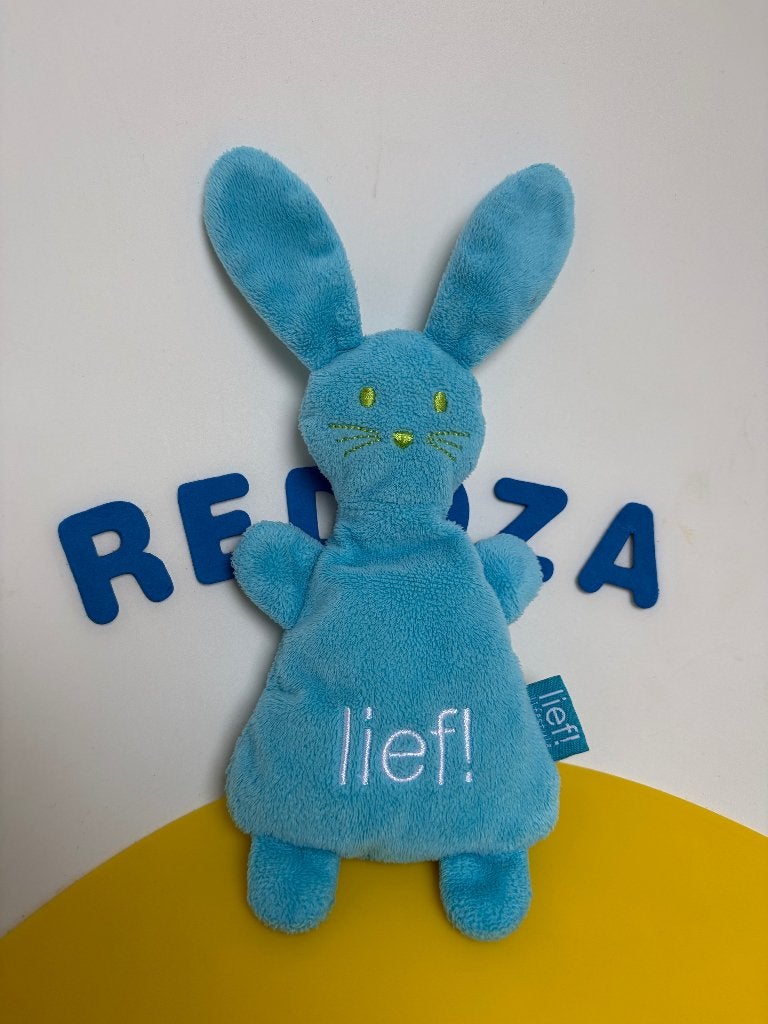 K3317 Lief! lief lifestyle konijn blauw, Ophalen of Verzenden, Zo goed als nieuw, Konijn