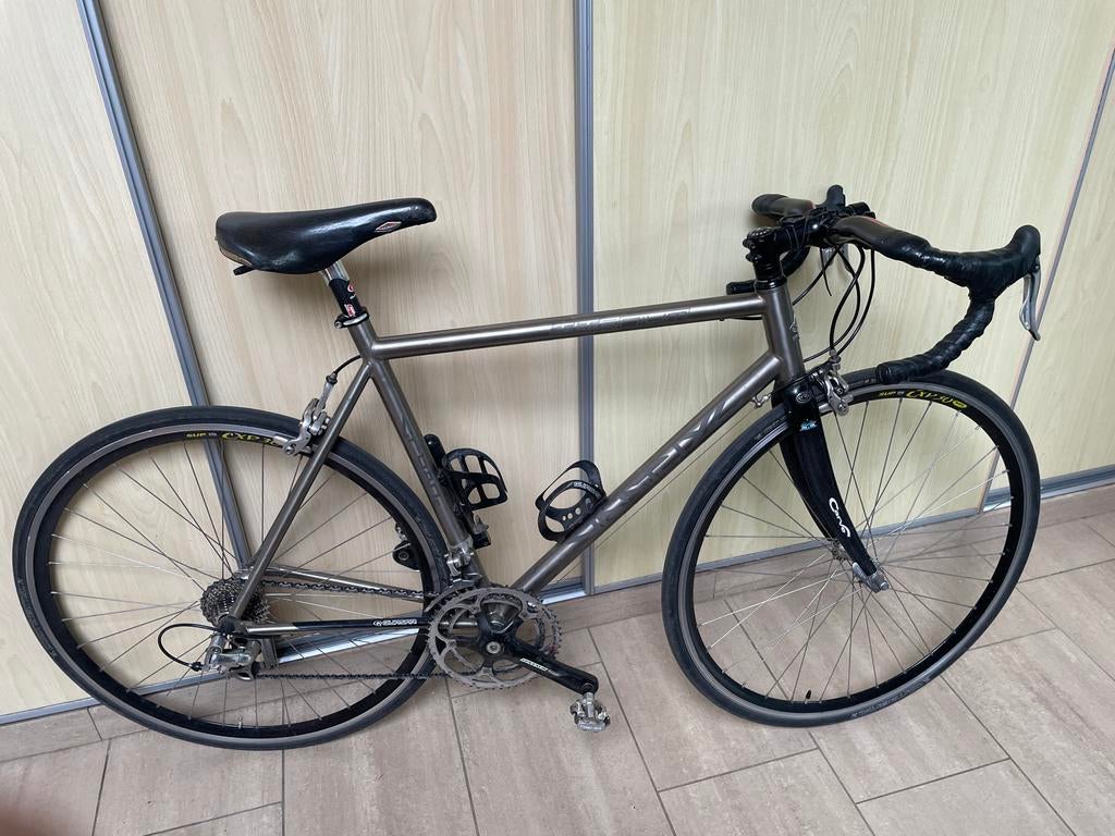Titanium racefiets met Shimano Ultegra, 28 inch, Gebruikt, Meer dan 20 versnellingen, 53 tot 57 cm