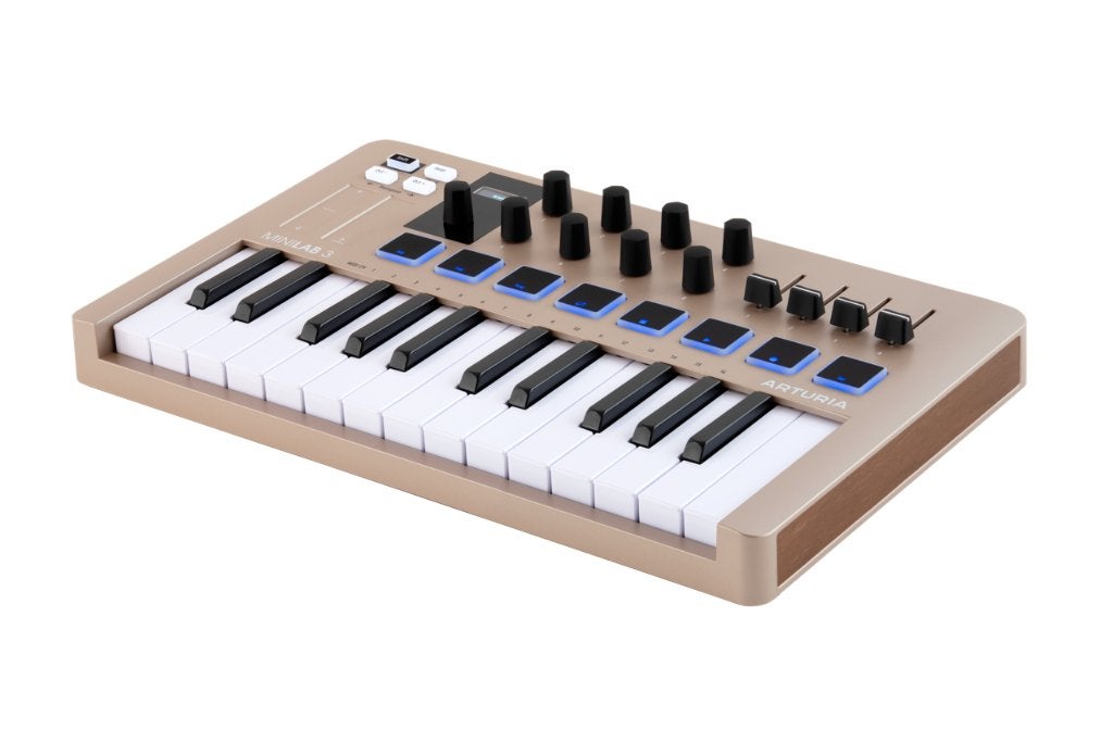 Arturia MiniLab 3 Champagne USB/MIDI keyboard, Muziek en Instrumenten, Midi-apparatuur, ., Nieuw, Ophalen of Verzenden, .