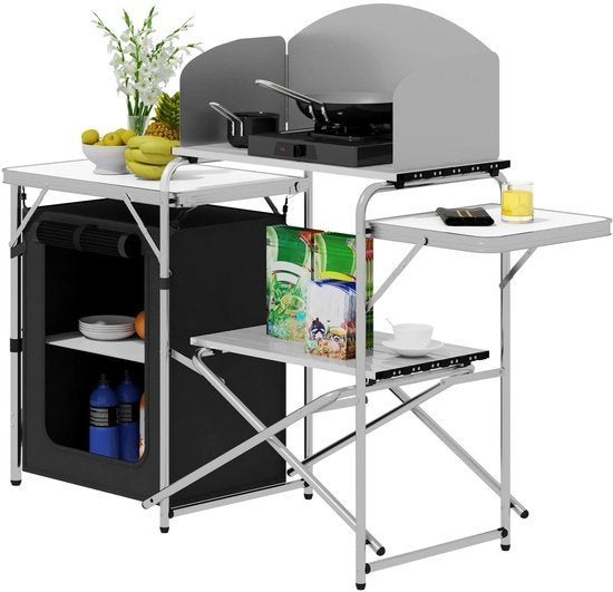 Campingkast - Campingkeuken - Kampeerkeuken - Kooktafel - Bb, Corvance B.V., Verzenden, Nieuw, Corvancebol@gmail.com