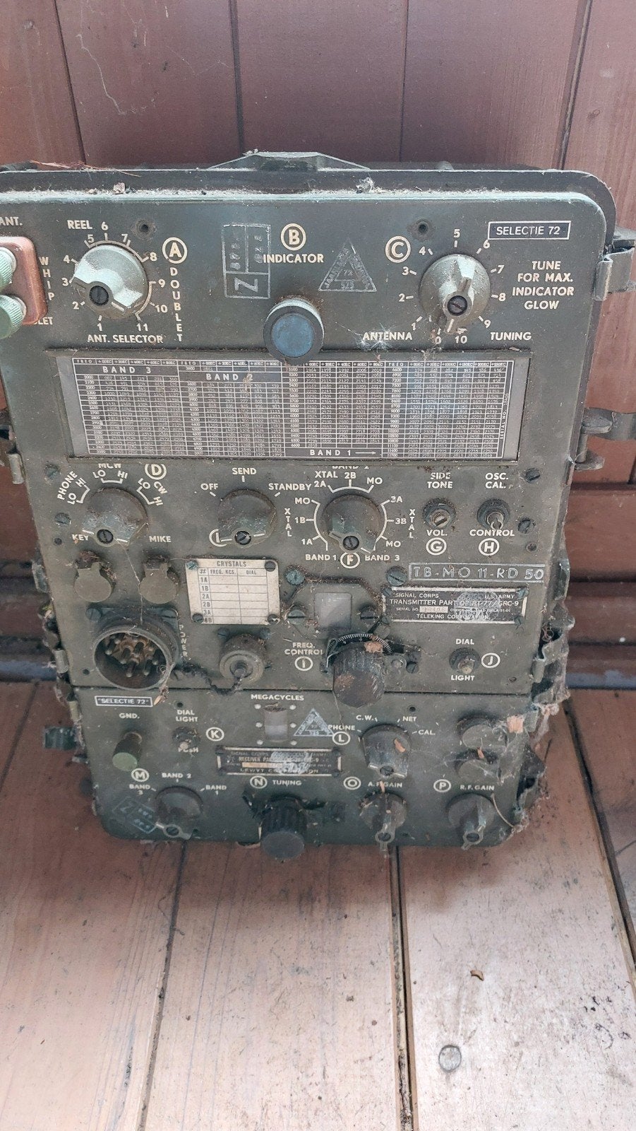 Vintage Amerikaanse Leger Radio RT-77/GRC-9 - Zeldzaam!, Ophalen, Gebruikt, Zender en Ontvanger