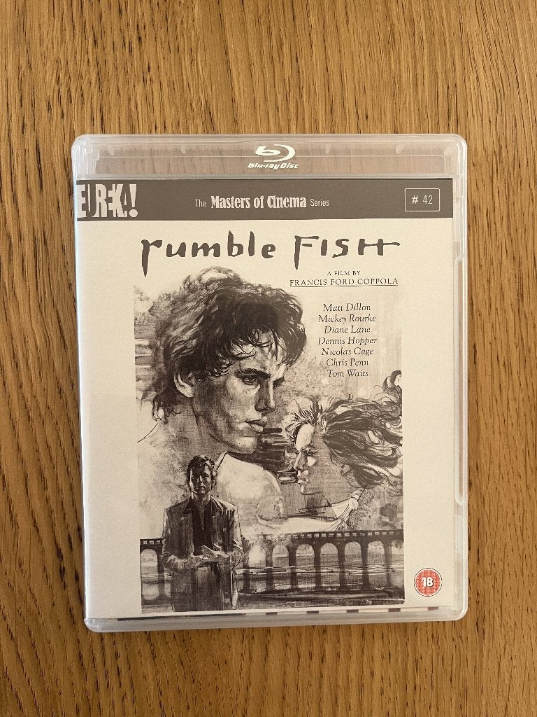 Rumble Fish blu-ray (Masters of Cinema), Verzenden, Zo goed als nieuw, Muziek en Concerten