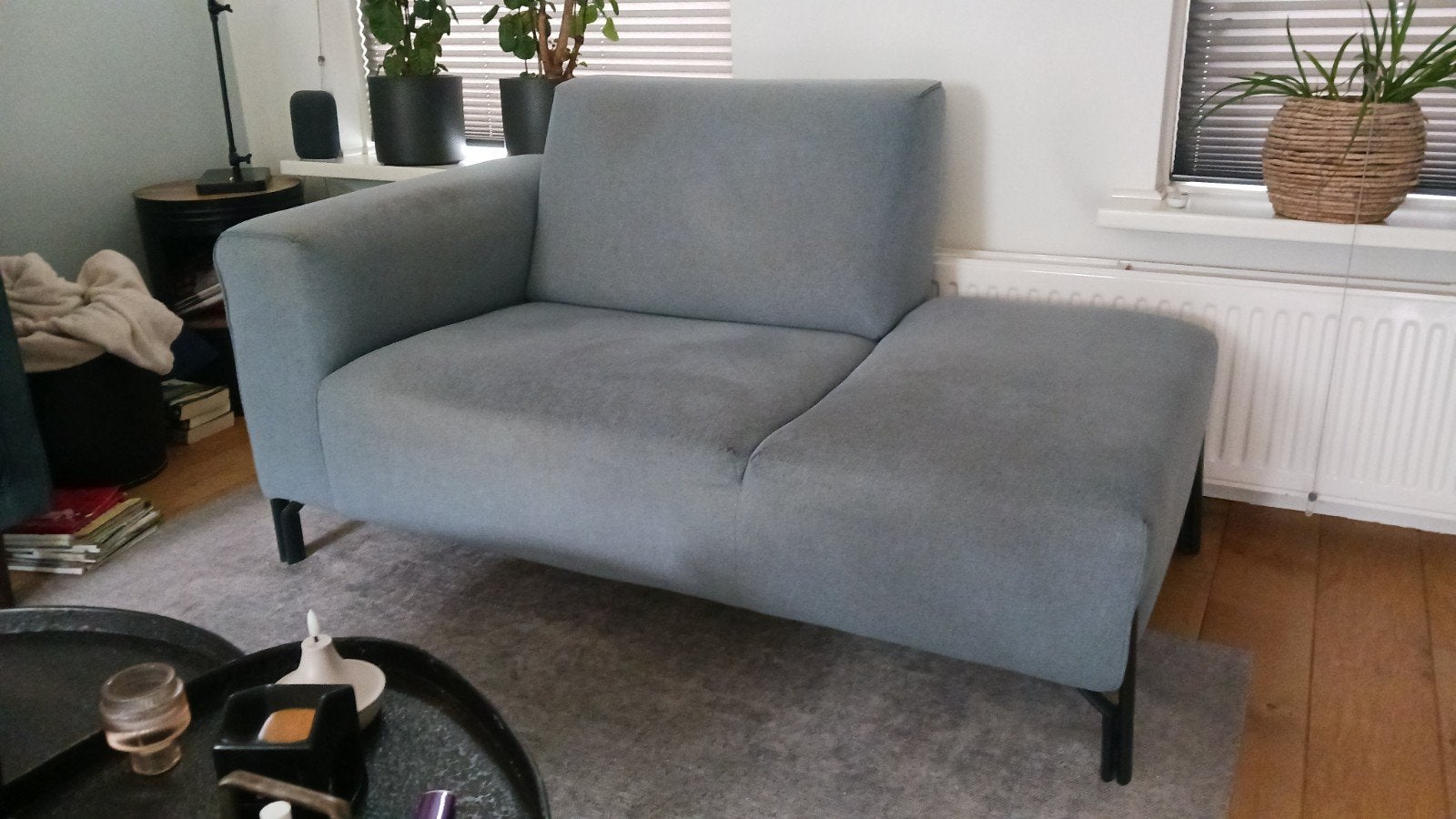Divan Prizzi van XOOON, Ophalen, Zo goed als nieuw, Tweepersoons, Blauw