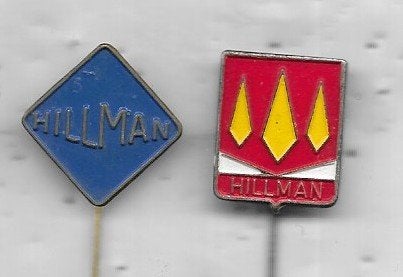 2 X HILLMAN AUTO VERSCHILLENDE SPELDEN, Ophalen of Verzenden, Gebruikt, Transport, Speldje of Pin