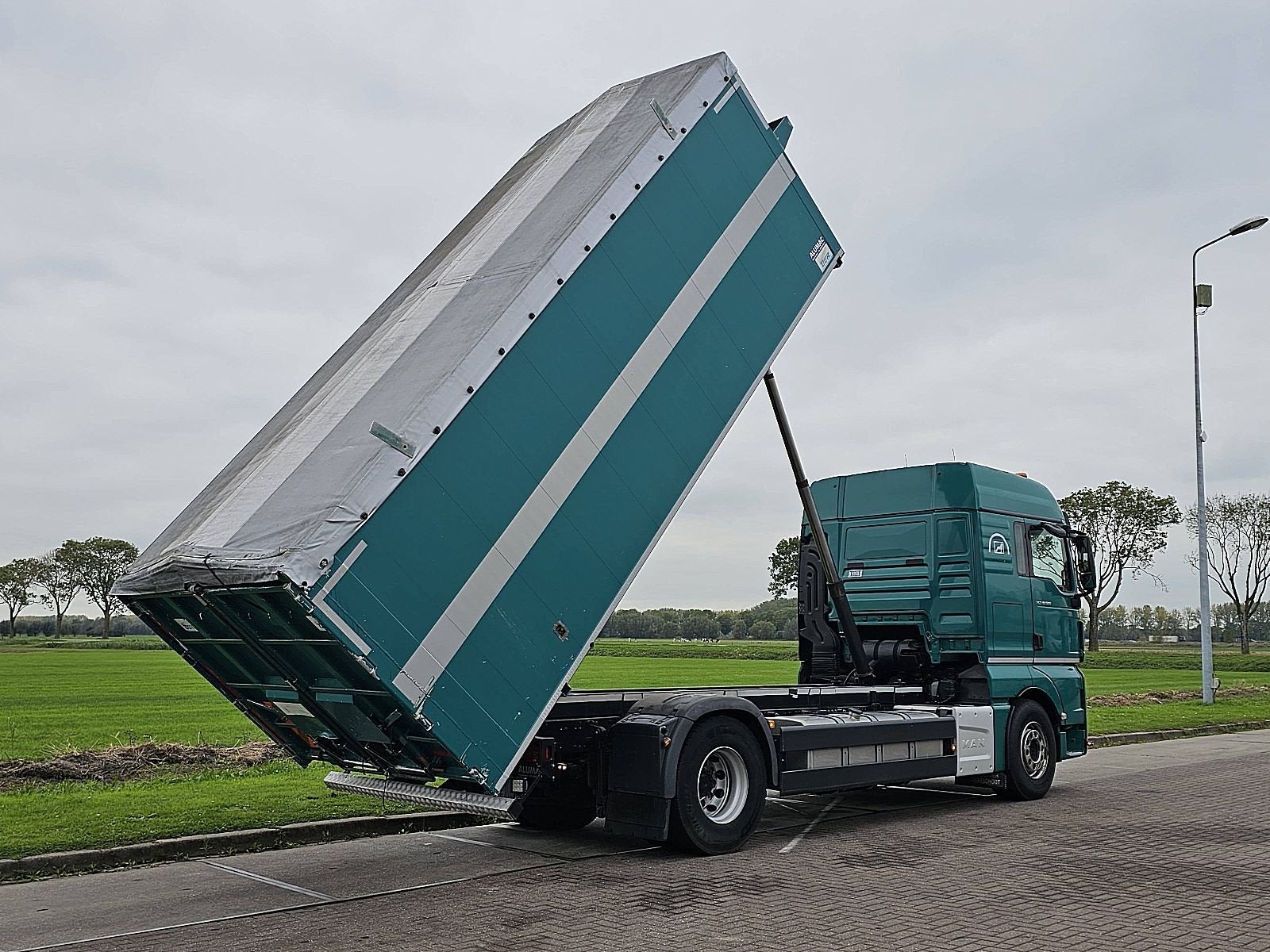 M.A.N. 18.500 TGX 25m5 alu cereal ova, Auto's, Automaat, Euro 6, Stoelverwarming, MAN