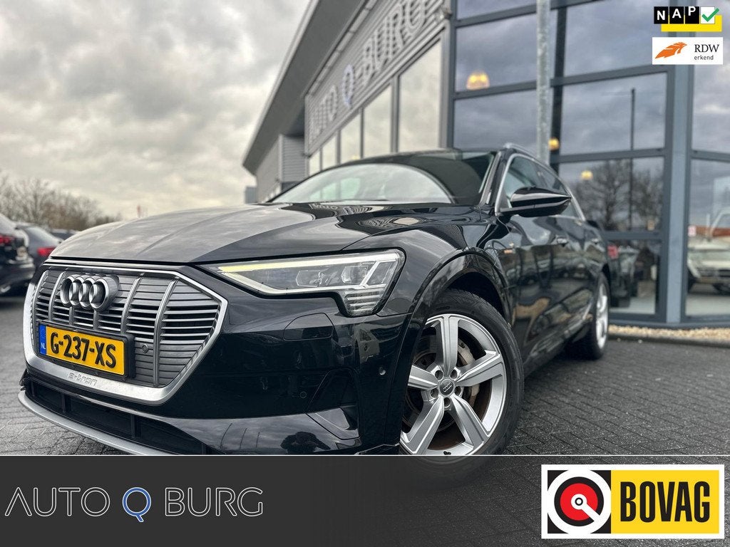 Audi E-tron E-tron 50 quattro Launch edition 71 kWh | SOH 10, Auto's, Automaat, Stof, Zwart, Vierwielaandrijving