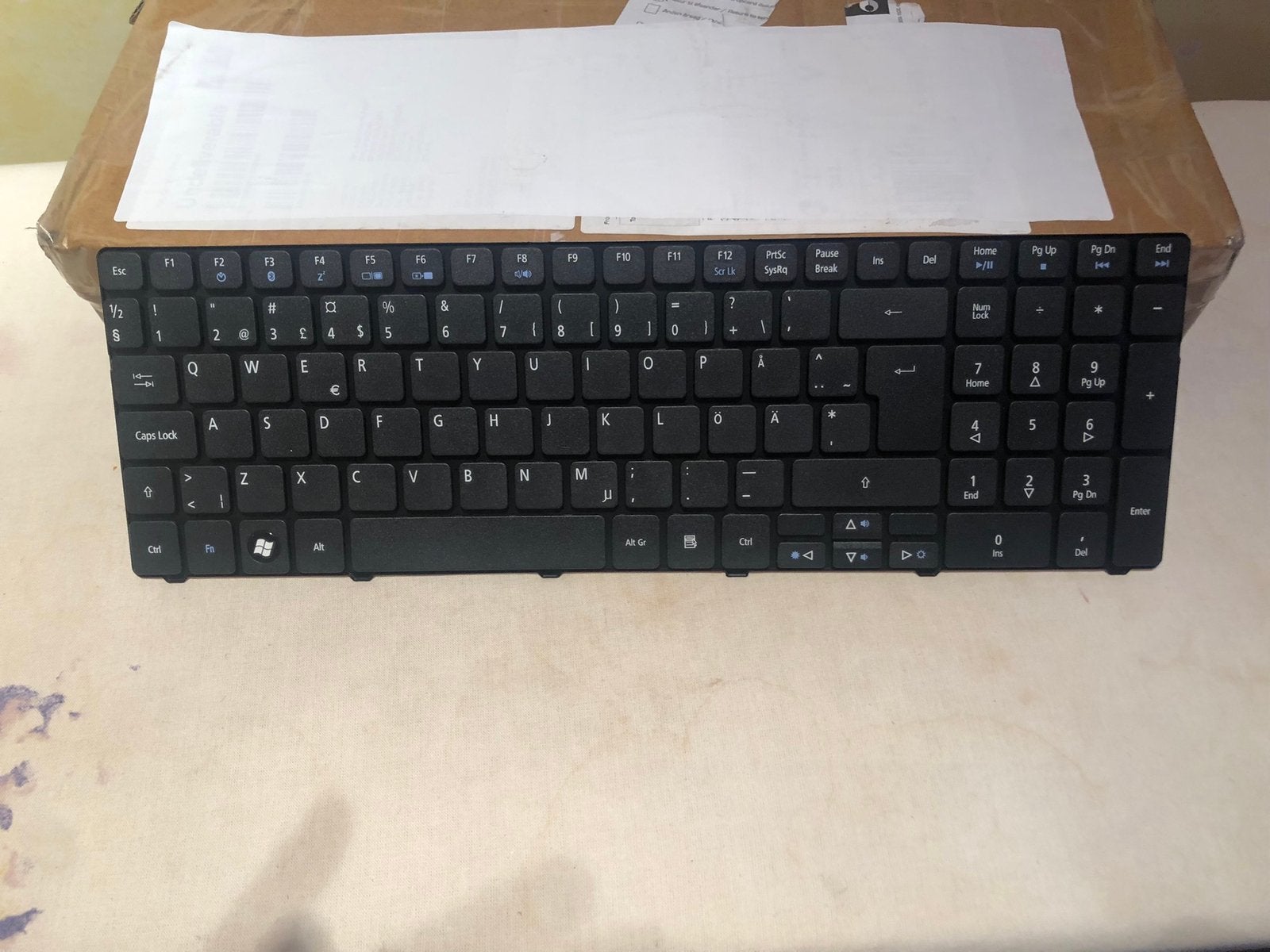 Nieuwe vervangende toetsenbord voor Acer laptops, Computers en Software, Windows Laptops, Ophalen of Verzenden, Nieuw, Onbekend