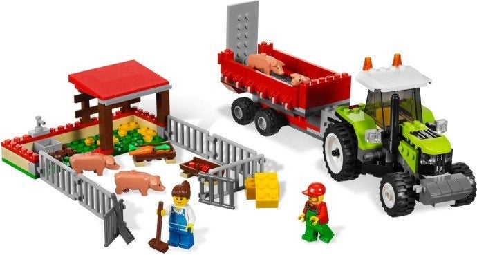 Lego City - Pig Farm (7684), City, Lego, Ophalen of Verzenden, Zo goed als nieuw