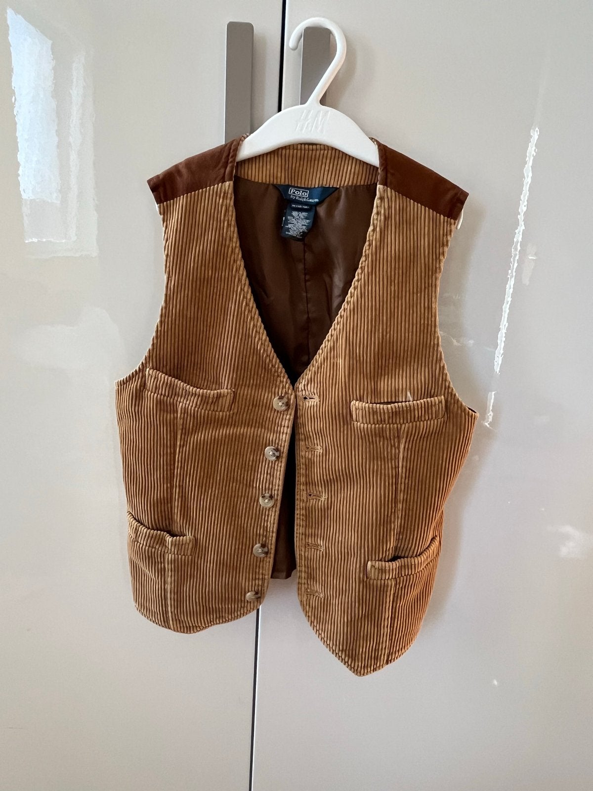 Polo Ralph Lauren corduroy gilet voor jongens, Kinderen en Baby's, Ophalen of Verzenden, Zo goed als nieuw, Jongen, Overige typen