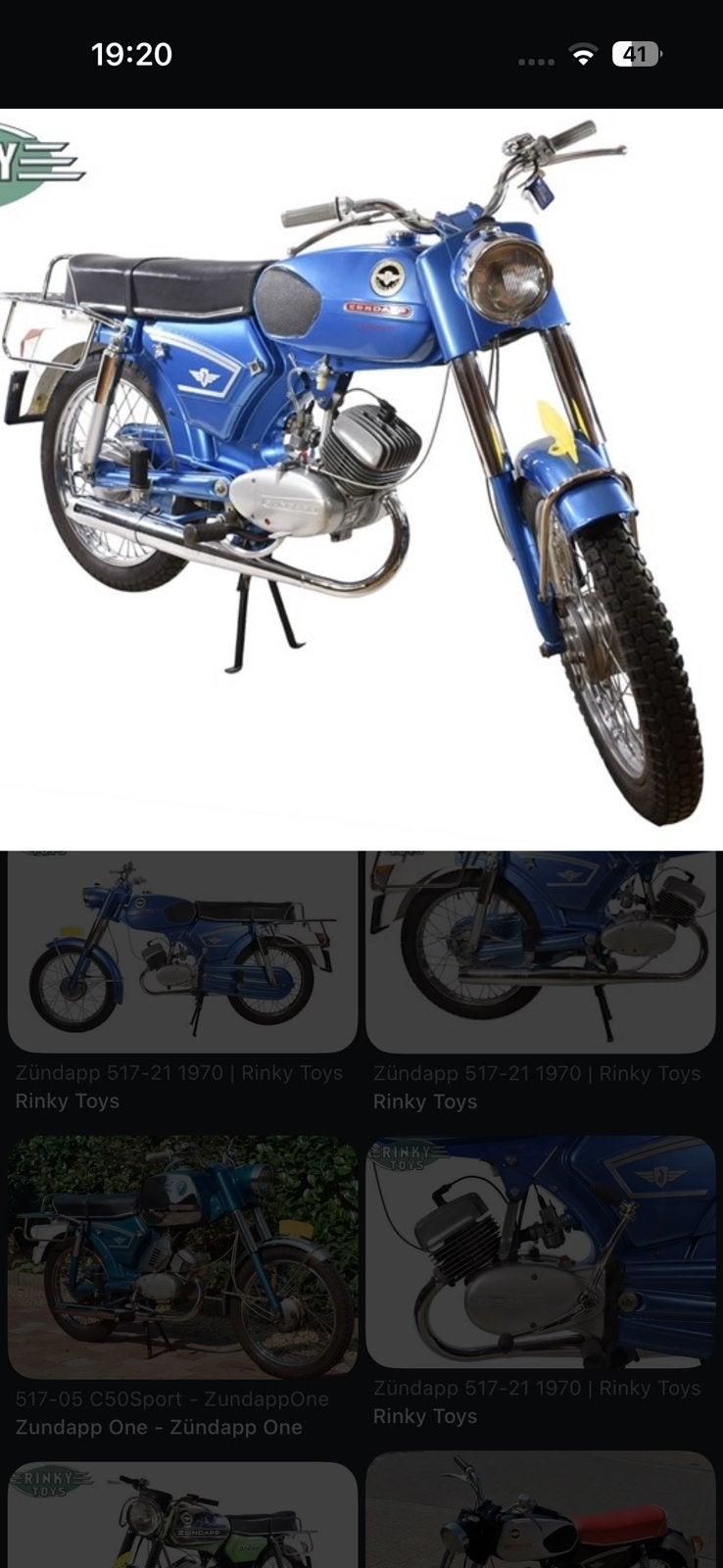 Gezocht Zundapp 517 met voet versnelling, Fietsen en Brommers, Ophalen, Gebruikt, Overige modellen