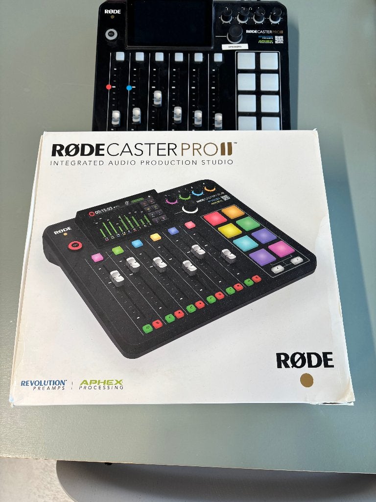Rode Caster Pro II, Ophalen, Zo goed als nieuw, Minder dan 5 kanalen, Microfooningang
