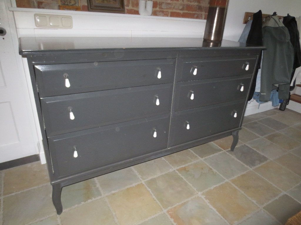 dressoir kast 6 lades, Gebruikt, 150 tot 200 cm, Met lade(s), Grenenhout