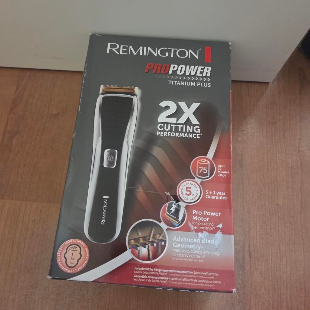Remington Pro Power Titanium Plus Tondeuse HC7151, Ophalen, Zo goed als nieuw, Haarverzorging