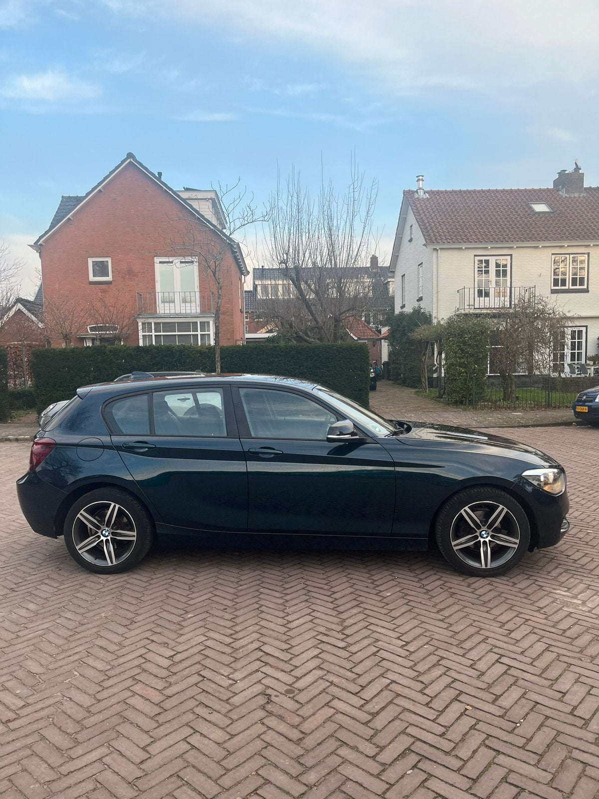 Bmw 116i EDE bussiness, Auto's, 1-Serie, Dealer onderhouden, 4 cilinders, Blauw