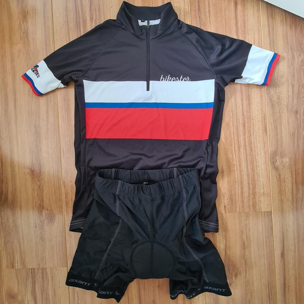 Bikester Fiets Shirt en Broek Set - Maat 152, Ophalen, Zo goed als nieuw, Bikester, Bovenkleding