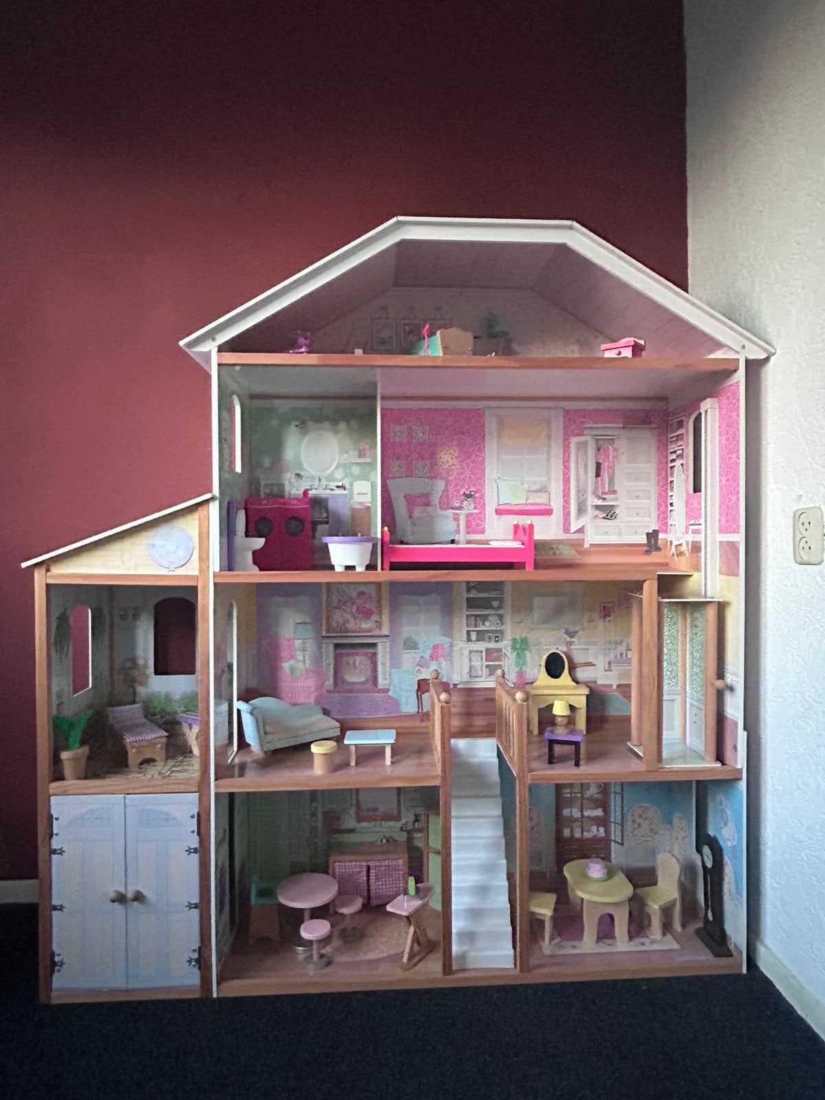 Kidcraft grand view mansion, Ophalen, Gebruikt, Poppenhuis