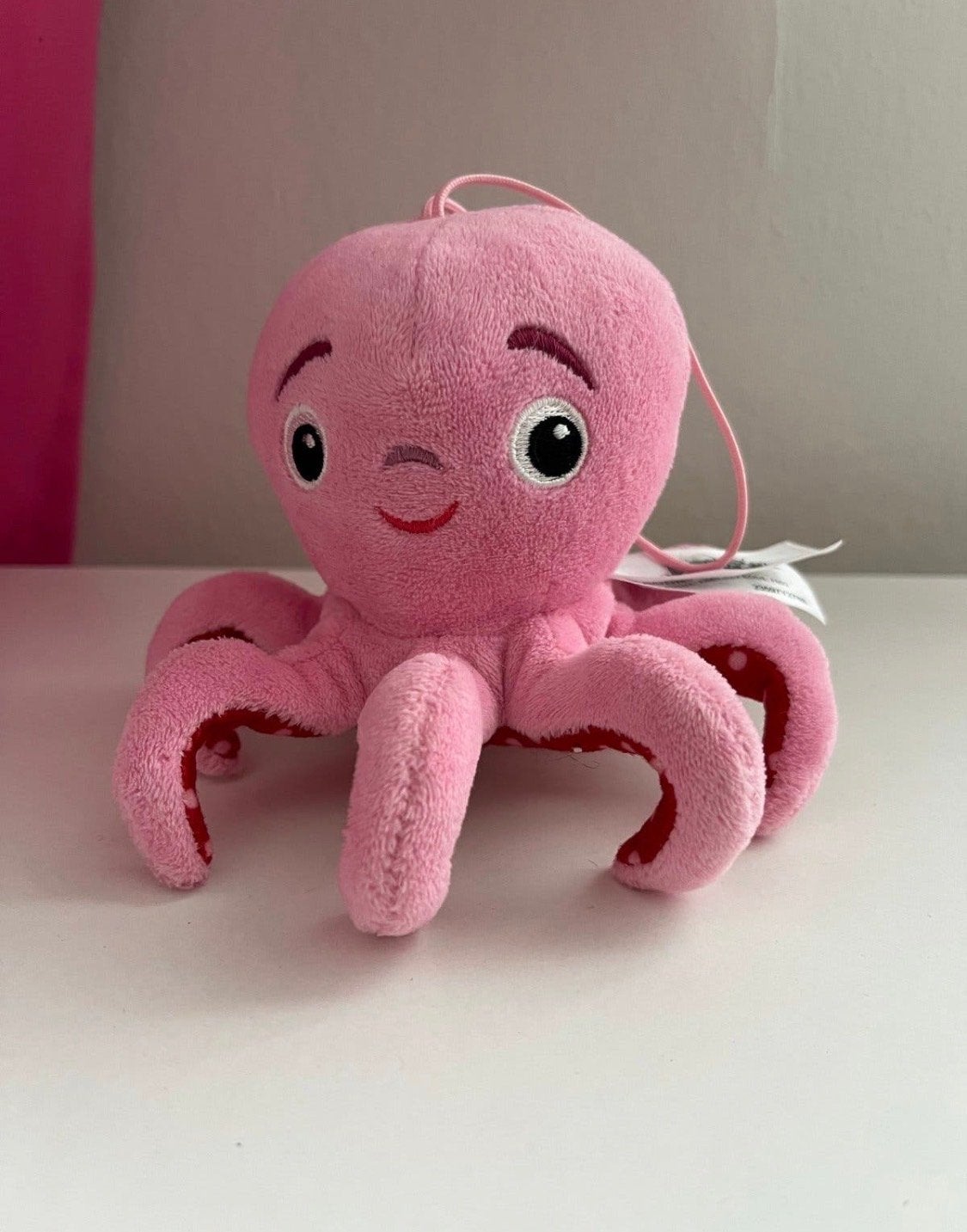 Roze Octopus Knuffel - Aqua Mini's Lidl, Overige karakters, Overige typen, Roze, Klein (minder dan 20 cm)